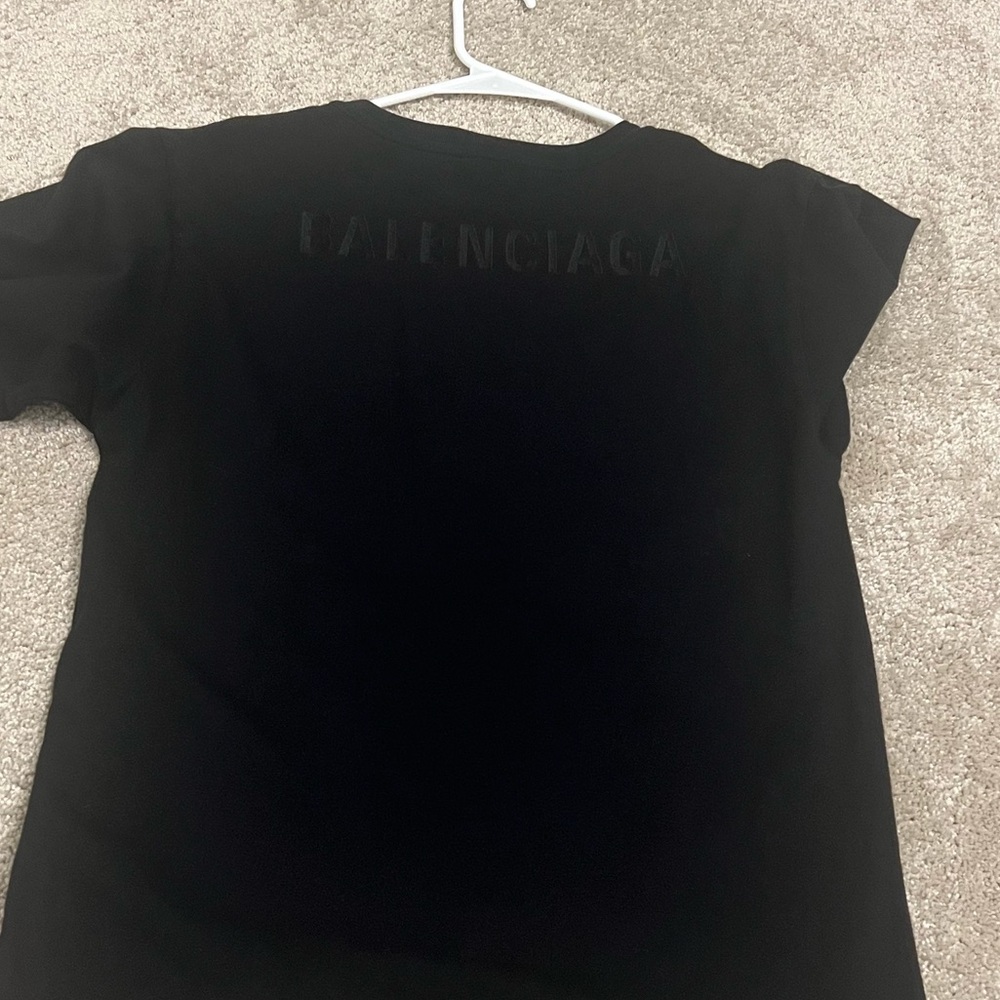 Balenciaga Black Jersey T-shirt